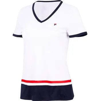 Dámské tričko Dámské tričko Fila T-Shirt Elisabeth White/Navy S
