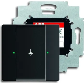 vypínač Prvek ovládací 1násobný ABB Future linear, Busch-axcent 2CKA006115A0215 mechová černá