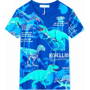 Chlapecké tričko - KUGO MC9859, modrá Barva: Modrá, Velikost: 98