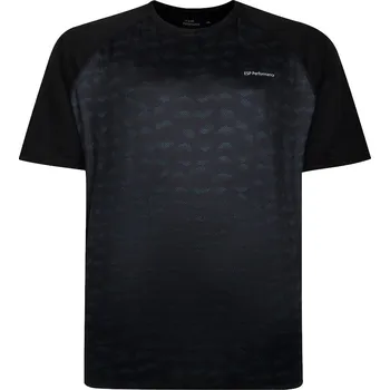 Pánské termoprádlo Funkční tričko Performance (black/green) - v nadměrné velikosti 4254