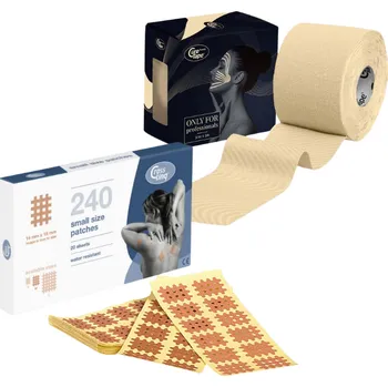 Kosmetické tejpy - akční sada 5 cm + cross M Vrásky, otoky a jizvy