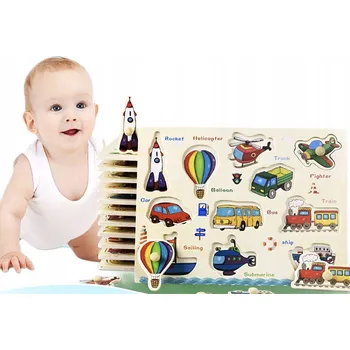 ostatní stavebnice VZDĚLÁVACÍ VELKÉ STAVEBNICE DŘEVĚNÁ SKLÁDAČKA