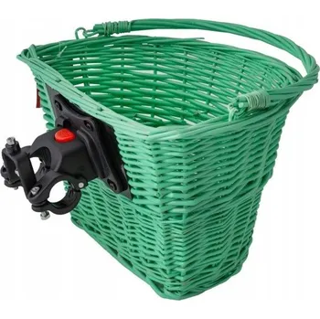 Košík na láhev Přední košík na kolo sportown click 25,4, 31,8 zelený