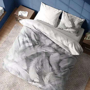 Povlečení POVLEČENÍ bavlněné PEŘÍČKA 220x200 NATURA 3-dílné