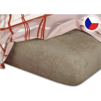 Prostěradlo Froté prostěradlo 200x220 EXCLUSIVE opál