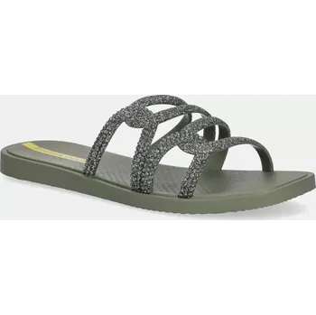 Dámské pantofle Pantofle Ipanema SOLAR GLOW S dámské, zelená barva, 27286-BB954 27286.BB954 87X, EUR 37