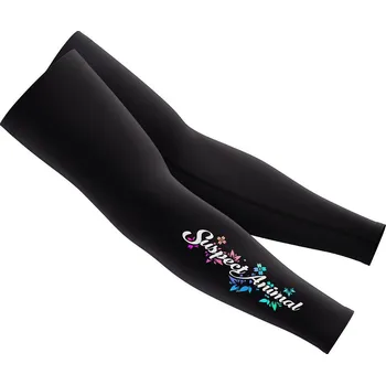 Cyklistické návleky Dámské cyklistické návleky na ruce AQUARELLE černá - Černá / S - M