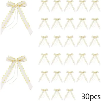 Svatební dekorace 30 ks Svatební mašle pro výzdobu auta a stolů | svatební výzdoba, ozdobné mašle - 6A