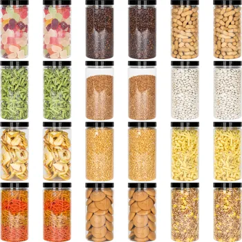 Sklenice 24x ZAVAŘOVACÍ SKLENICE NÁDOBA NA POTRAVINY PRO SÝPKÉ PRODUKTY 1,5L