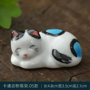 Keramický stojánek na příbory v japonském stylu | jídelní doplněk, kuchyňská dekorace - 05