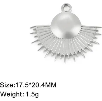 Přívěsek Ocelový přívěsek amulet | diy šperky - Styl 1 Ocel