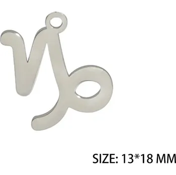 Přívěsek Ocelový přívěsek znamení zvěrokruhu | šperk - Kozorohová ocel