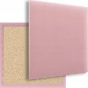 Obraz ČALOUNĚNÉ STĚNOVÉ PANELY MAGIC VELVET ČTVEREC Růžová 30x30 cm