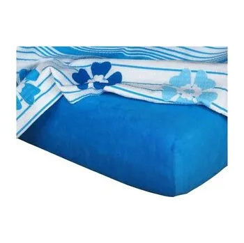 Prostěradlo Dadka Froté prostěradlo modř královská 70x140x10 cm