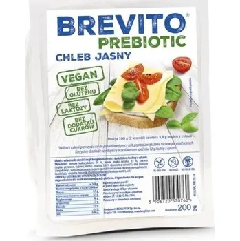 Pečivo Prebiotic - chléb světlý, bez lepku 200g BREVITO