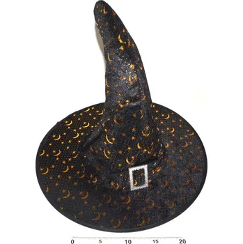 Karnevalový kostým Klobouk čarodějnický s přezkou