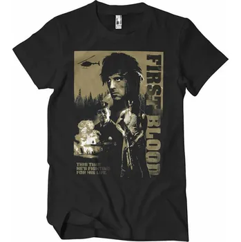 Pánské tričko Tričko RAMBO Stallone – First Blood Velikost: M
