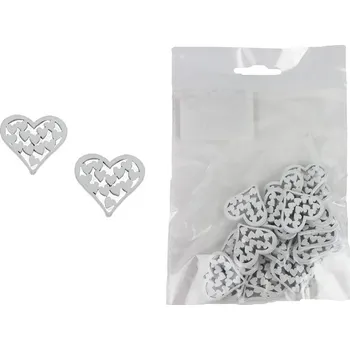 Dekorace srdce, 25 ks D6620
