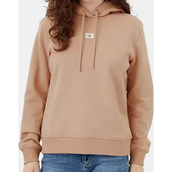 Dámská mikina Mikina Calvin Klein béžová, S (Dámská mikina Calvin Klein doprava zdarma)