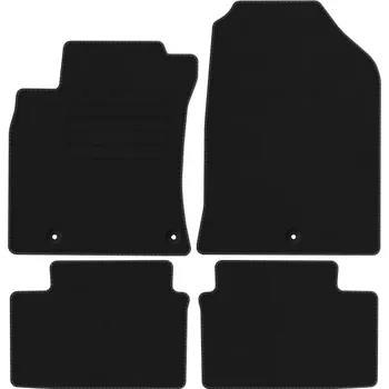 autokoberec Kobercové rohože Edecor velurové 4 ks