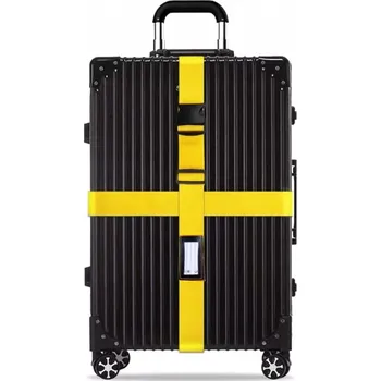 Popruh na kufr křížový žlutý (BELTzl)