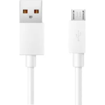 Kabel Realme USB - microUSB typ B, 1 m, bílý
