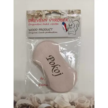 Domovní cedule Štítek POKOJ přírodní