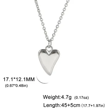 Náhrdelník Náhrdelník boho z oceli | šperky - 5 Ocelové srdce