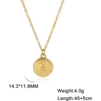 Náhrdelník Náhrdelník boho z oceli | šperky - 10 Eye Gold