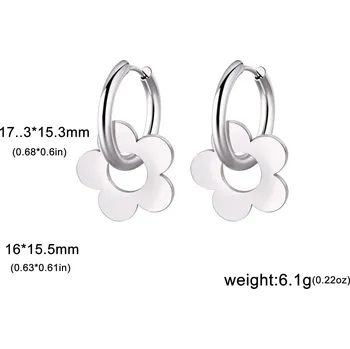 Náušnice Visací náušnice | Dámské šperky 2 ks - Barva oceli B