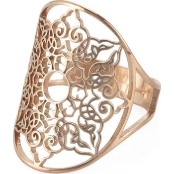 Prsten Filigránový nastavitelný prsten pro ženy | dámský šperk - barva růžového zlata