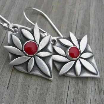 Náušnice Vintage vějířové náušnice | dámské šperky 2 ks - X235 -20