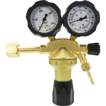 Příslušenství ke svářečce REDUKČNÍ VENTIL GCE Argon/CO2 Bestschweissen.de 2 manometry 24 l/min Argon CO2