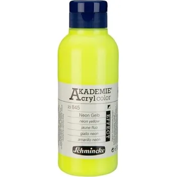 Vodová barva Schmincke Akademie Akrylová barva 845 Neon Yellow 250 ml 1 ks