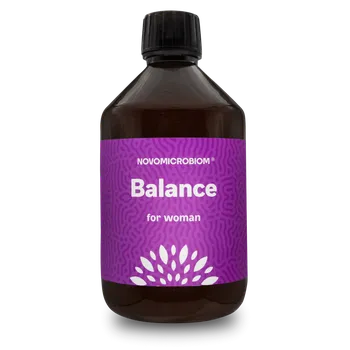 NOVOMICROBIOM BALANCE živé probiotické kultury s bylinkami pro ženy 475 ml