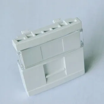 Elektrická zásuvka EFAPEL QUADRO45 MODUL RJ KONEKTOR BÍLÝ MATNÝ 45976SBM