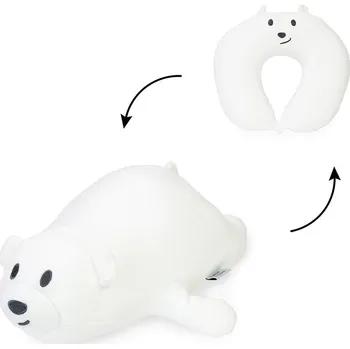 Cestovní polštářek KUFRYPLUS Cestovní polštářek 2 v 1 TPT03 Lední medvěd