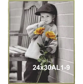 Obraz Hliníkový rám na fotografii nebo plakát 24x30 cm, zlatý matný