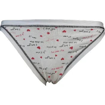 Kalhotky Dámské kalhotky Lovelygirl 6477 Bianco M Bílá