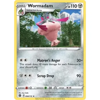 Sběratelská karetní hra Pokémon karta Wormadam 098/172