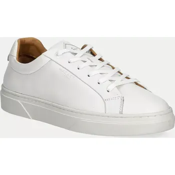 Pánské tenisky Kožené tenisky Hackett London HACKNEY LACE bílá barva, HMS21471 00X, EUR 44