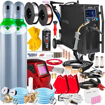 Svářečka INVERTOROVÁ SVÁŘEČKA SPARTUS EASY MIG 375 MMA TIG 400V 350A SYNERGIE 4R 3V1