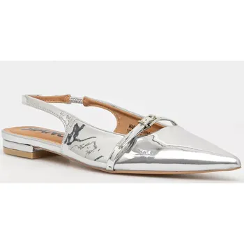 Dámské baleríny Baleríny Bianco BIABARI stříbrná barva, s odkrytou patou, 11251797 SLV, EUR 37