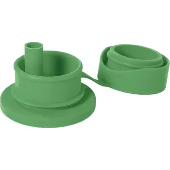 Pura Silikonový sportovní uzávěr s brčkem moss