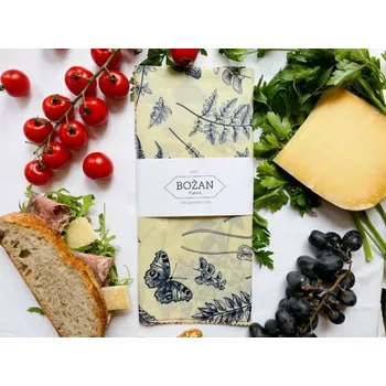 Sáček na potraviny Božan balič Pytloň voskovaný Pytlík 40x40cm. Čecháček