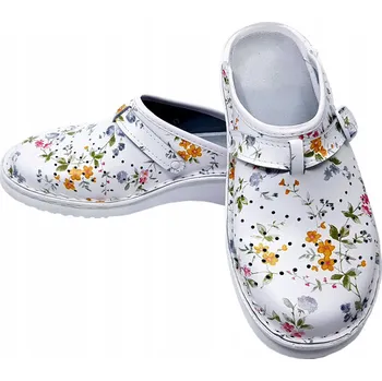 Dámské pantofle Dámské ortopedické kožené NAZOUVÁKY barevné zdravotní boty, PL 35