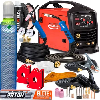 Svářečka WELDMAN svářečka MIGOMAT MIG TIG MMA 200A FLUX MEGA SADA