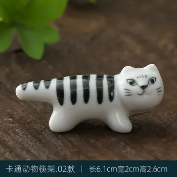 Keramický stojánek na příbory v japonském stylu | jídelní doplněk, kuchyňská dekorace - 02