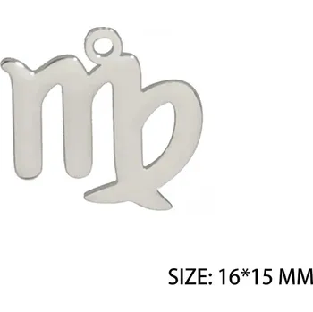 Přívěsek Ocelový přívěsek znamení zvěrokruhu | šperk - Panna ocel