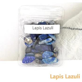 Dekorace do akvária Přírodní krystalové kameny pro dekorace, akvária, šperky | dekorace do akvária | přírodní kameny - Lapis lazuli , 20 g se sáčkem